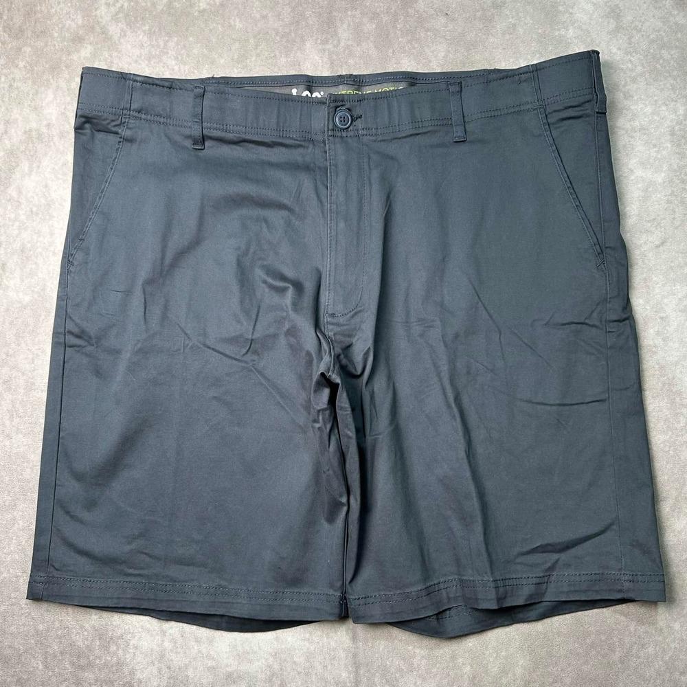 Lee Extreme Motion Crossroads Shorts Mens 46 Gray Performance Stretch 104353540